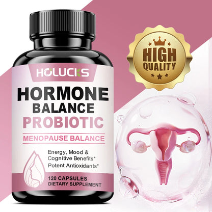 Hormone Balance Probiotic, Supports Menopause Balance, Relieves Fatigue, Mood Swings, Improve Digestion &amp; Metabolism