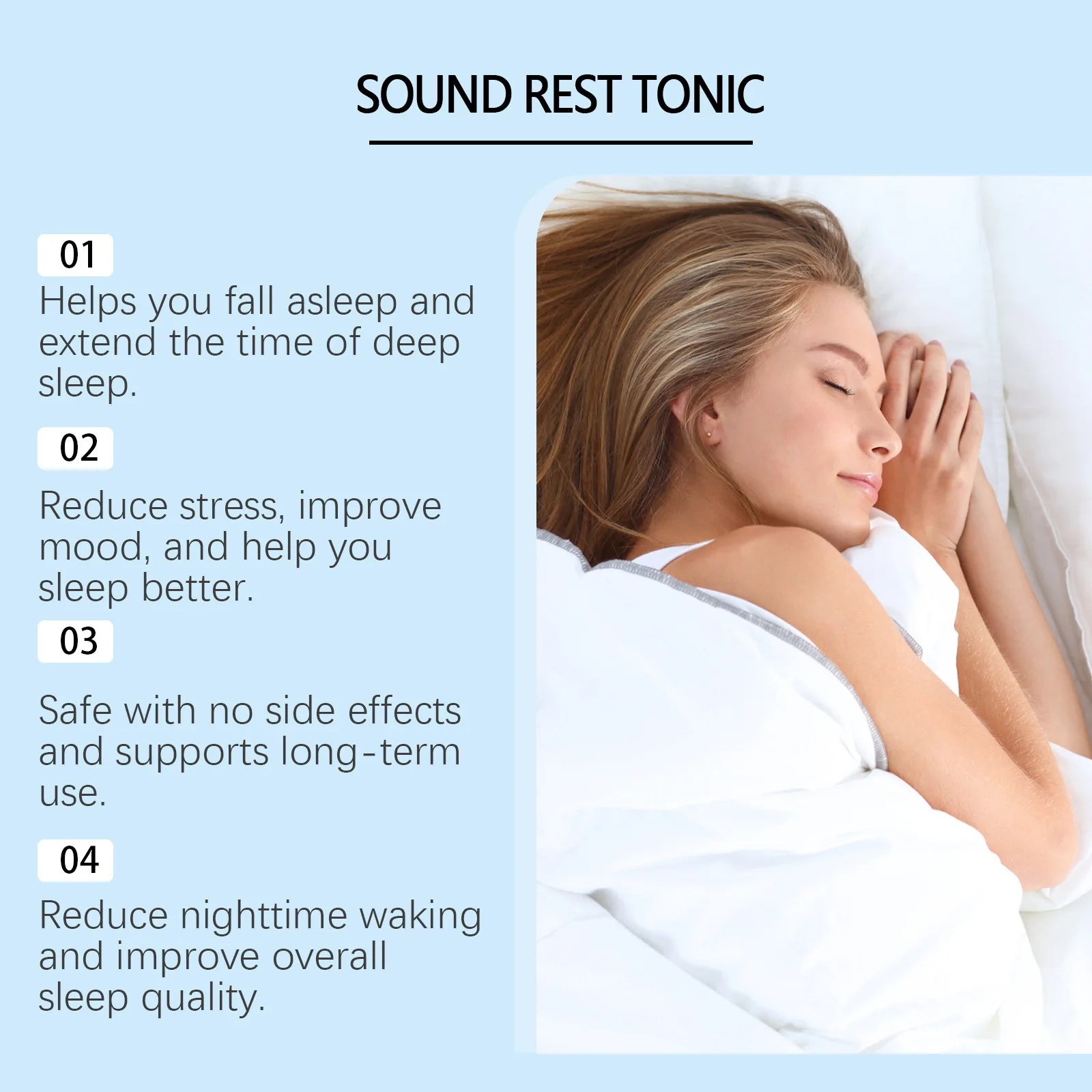 Natural Melatonin Sleep Support Liquid Drops Fast Absorb Sublingual Deep Sleep Aid Relieve Insomnia Stress Anxiety Calm Mood