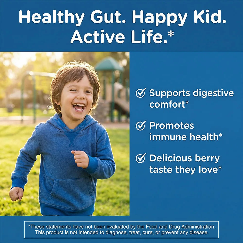 Probiotic Gummies for Adults &amp; Children 2.5 Billion CFU, Berry Antioxidants &amp; Vitamins, Digestive Balance Gut &amp; Immune Support