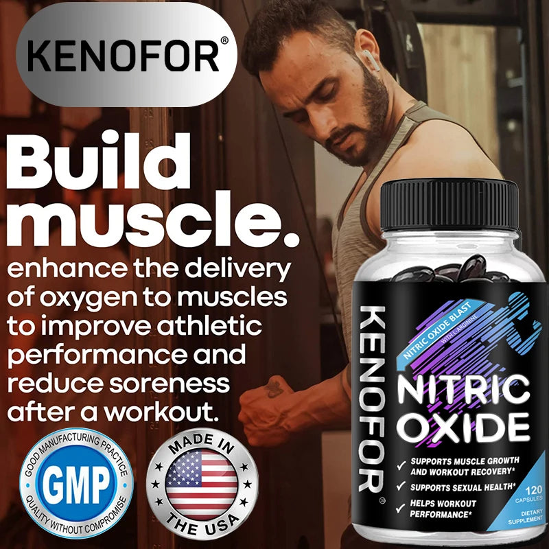 Premium Muscle Building Supplement To Support Muscle Endurance, Improve Athletic Performance, Boost Energy, and Exercise Health