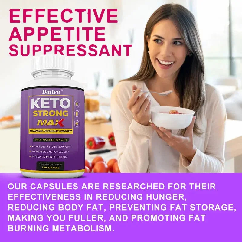 Keto Capsules - Slimming Ketogenic Weight Loss Supplements - Men &amp; Women Fat Burning, Focus, Metabolism, Mood Improvement