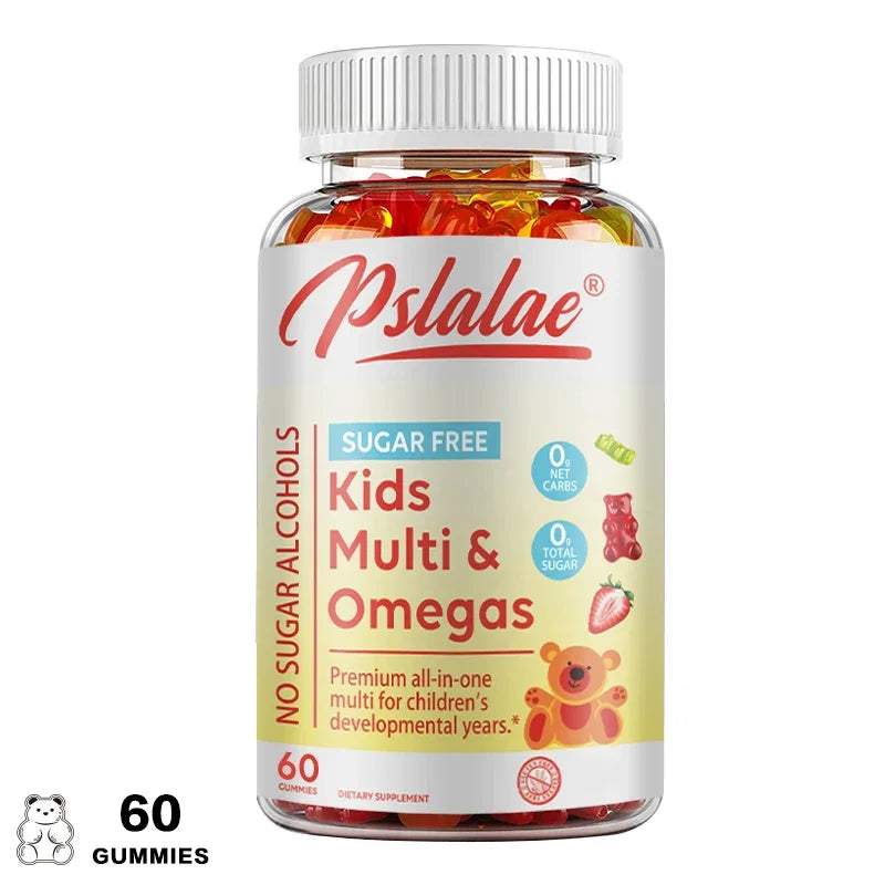 Kids Multivitamins Gummies - Boosts Immunity, Promotes Healthy Brain and Body Development, Provides Energy