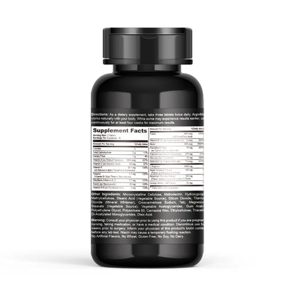 L-Arginine Male Enhancing Supplement for Performance, Endurance and Muscle, Strength and Endurance, Non-GMO, 60 Tablets