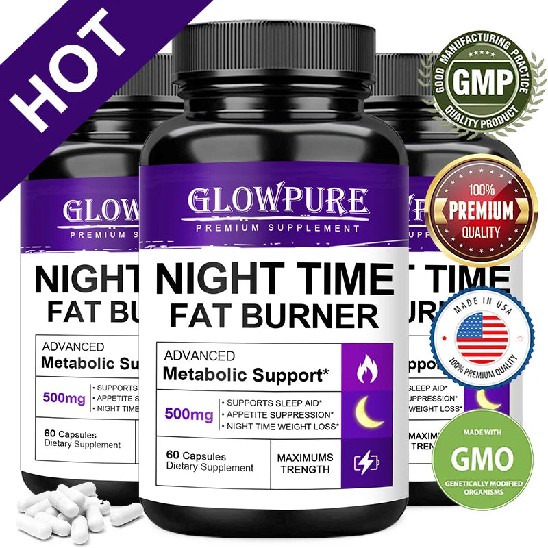 Night Time BodyBuilding Capsule - Supports Appetite Suppressant, Metabolism Supplement