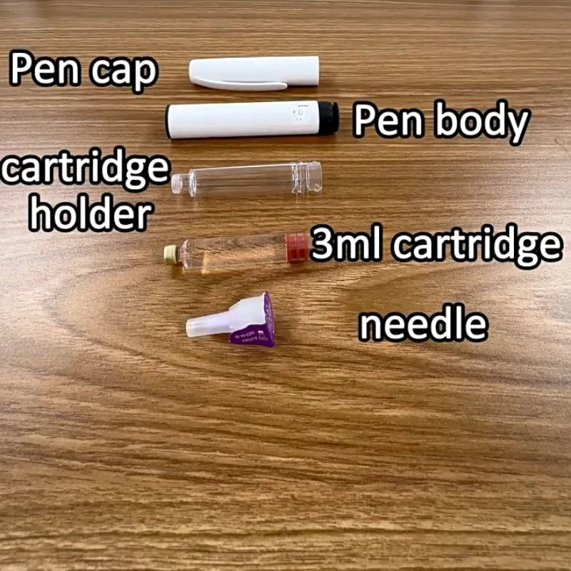 Disposable pen for peptides or insulin, 10 units (excluding the medication).