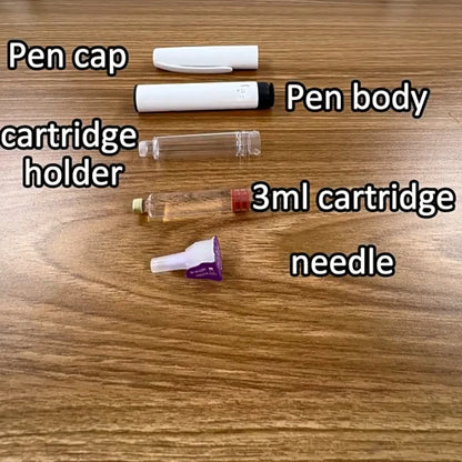 Disposable pen for peptides or insulin, 10 units (excluding the medication).