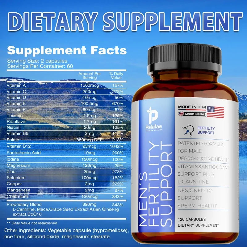 Men Fertility Capsules Promoting Fertility Males Hormone Balance