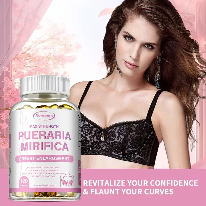 Pueraria Mirifica Supplement - Balanced Estrogen Metabolism, To Support Breasts Bigger, Rounder, Firmer BreastsSupplement