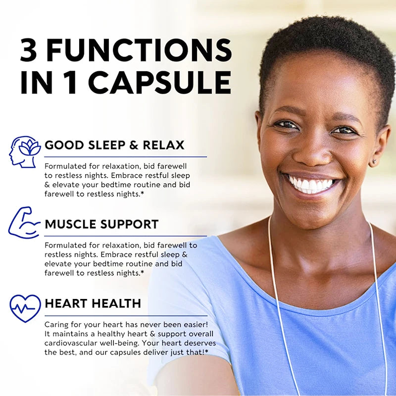FULIMIKS Magnesium Citrate Supplement, Supports Muscle &amp; Bone Health, Relaxation, Cardiovascular Function, for Adults