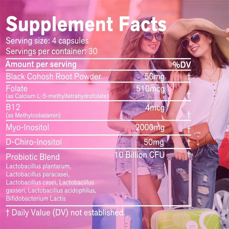 Hormone Balance + Probiotics - Promotes Women&