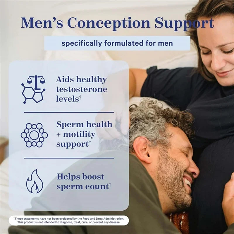 Male Fertility - Antioxidant, Supports Male Reproductive Health, Enhances Male Strength, Maintains Vitality, Non-GMO
