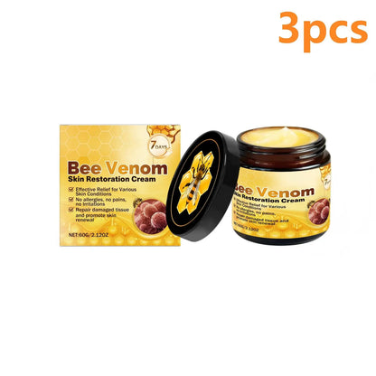 Bee Venom Skin Restoration Cream Skin Blemish Remover Reduce Redness Sensitive Skin Barrier Repair Skin Renewal Moisturizer 60g