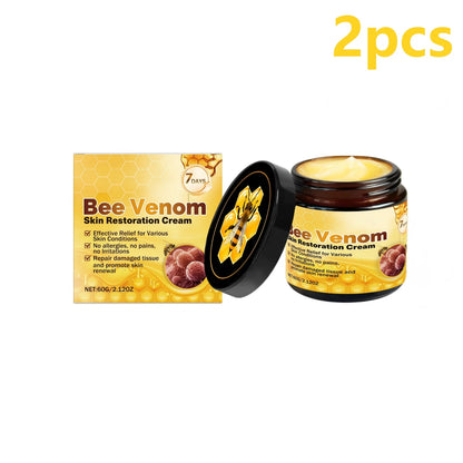 Bee Venom Skin Restoration Cream Skin Blemish Remover Reduce Redness Sensitive Skin Barrier Repair Skin Renewal Moisturizer 60g