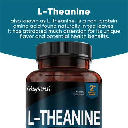 L-Theanine 400MG - Improve Mood and Reduce Anxiety, Enhancing Concentration and Cognitive Function