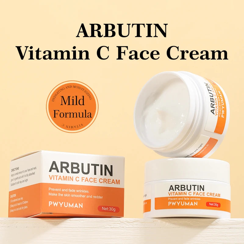 Vitamin C Improve Freckles Cream Fade Dark Spots Melasma Niacinamide Lightening Melanin Brighten Moisturizer Skin Care Products