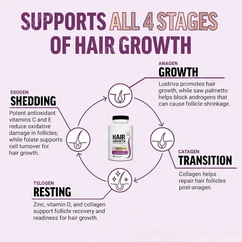 Hair Wellness Multivitamin – with Biotin, Collagen &amp; Botanicals – Supports Healthy Hair – 90 Vegetable Capsules