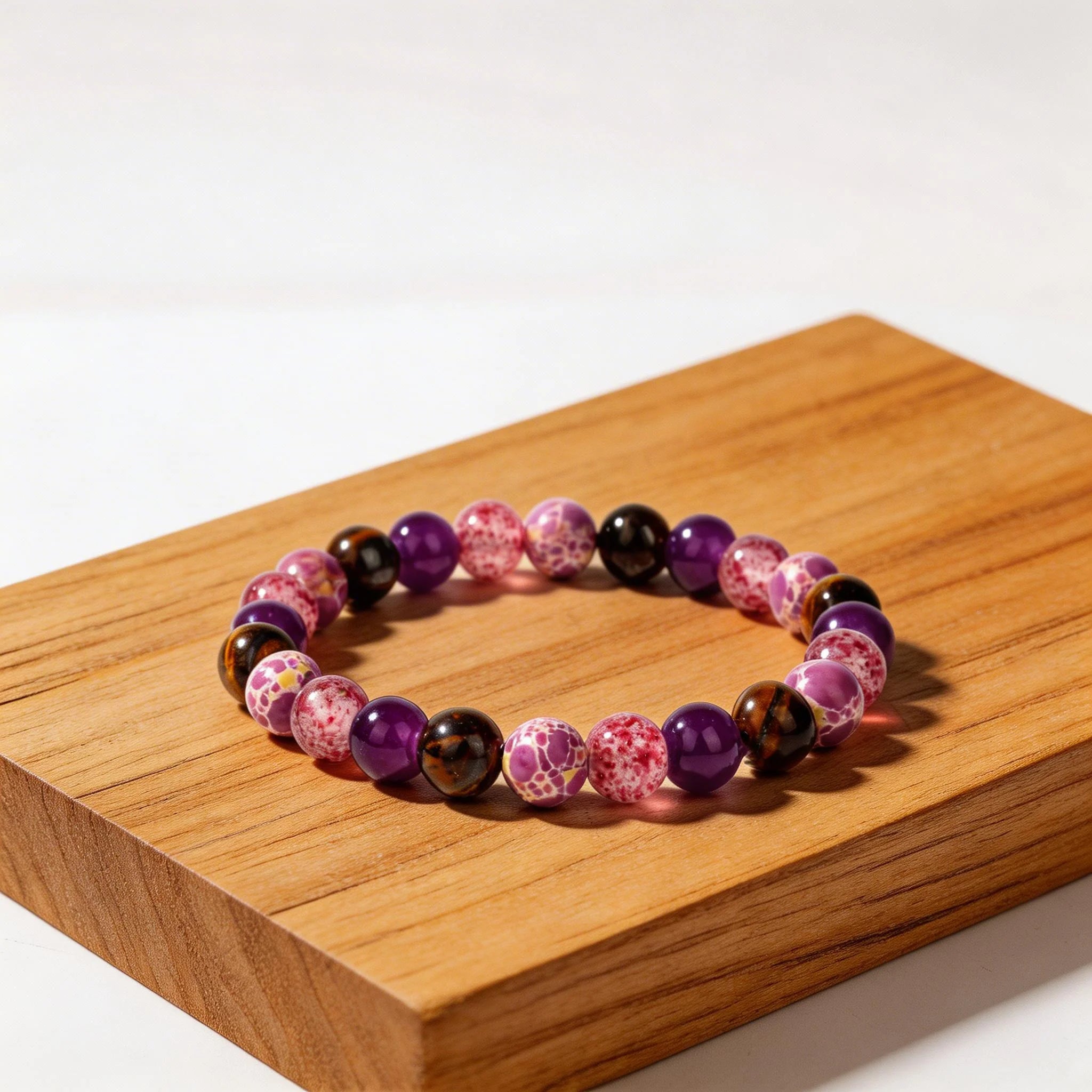 Spring Versatile Prom Jewelry Nature Stone Tiger&