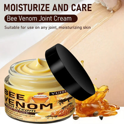 Bee Venom Joint Cream 120g Fast Absorption Non-Sticky Moisturizer for Elbows Shoulders Knees &amp; Back Skin &amp; Joints Care