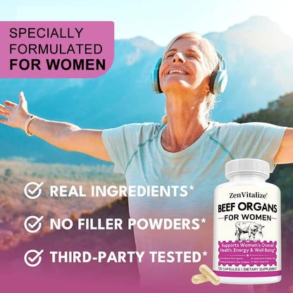 Beef Organ Supplement for Women - Supports Women&