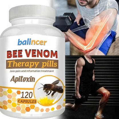 Bee Venom Extract Capsules - Relieves Joint Pain, Promotes Bone Health, Support Immunity