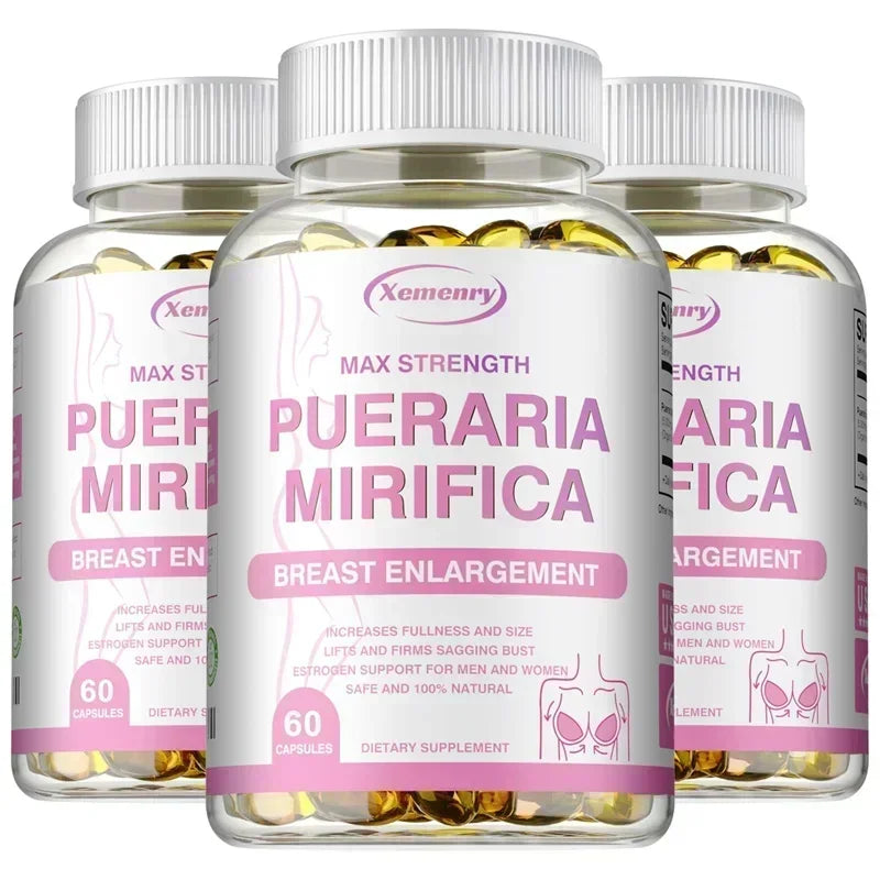 Pueraria Mirifica Supplement - Balanced Estrogen Metabolism, To Support Breasts Bigger, Rounder, Firmer BreastsSupplement