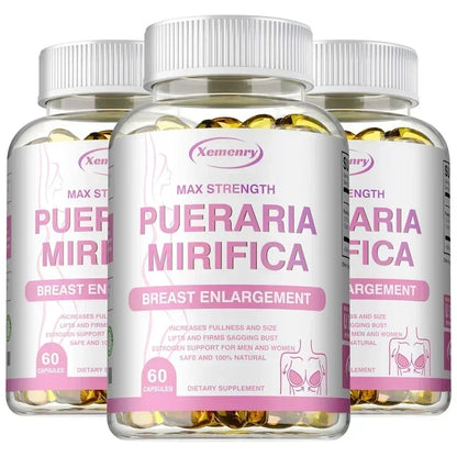 Pueraria Mirifica Supplement - Balanced Estrogen Metabolism, To Support Breasts Bigger, Rounder, Firmer BreastsSupplement