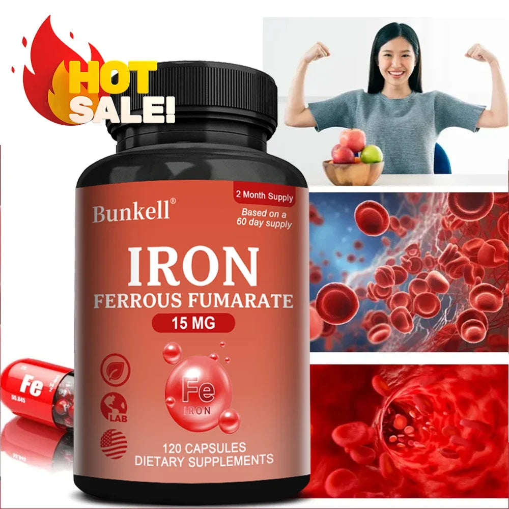 Iron Hematopoietic Supplement for Women Nutritional Anemia, Iron Levels, Immunity, Blood, Helps Hemoglobin Balance
