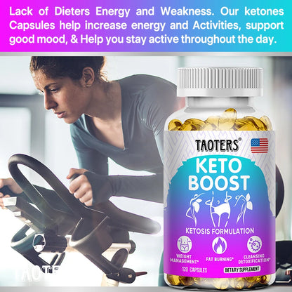 Keto Weight Loss Capsules, Thermogenic Fat Burners for Men and Women, Ketone Supplement Ketogenic Diet