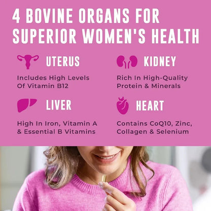 Beef Organ Supplement for Women - Supports Women&