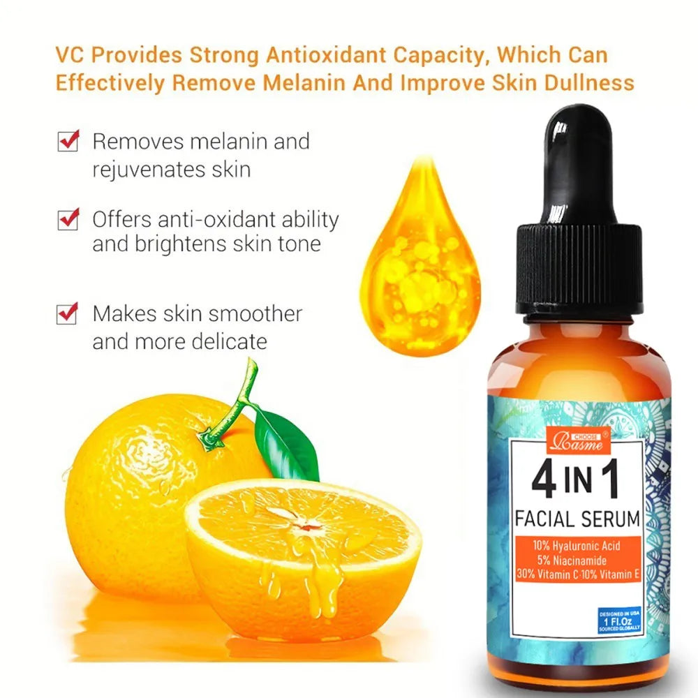 Vitamin C Facial Essence Lifts, Tightens, Lightens Fine Lines, Anti-Aging Essence, Whitens, Brightens And Nourishes Skin
