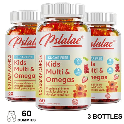 Kids Multivitamins Gummies - Boosts Immunity, Promotes Healthy Brain and Body Development, Provides Energy