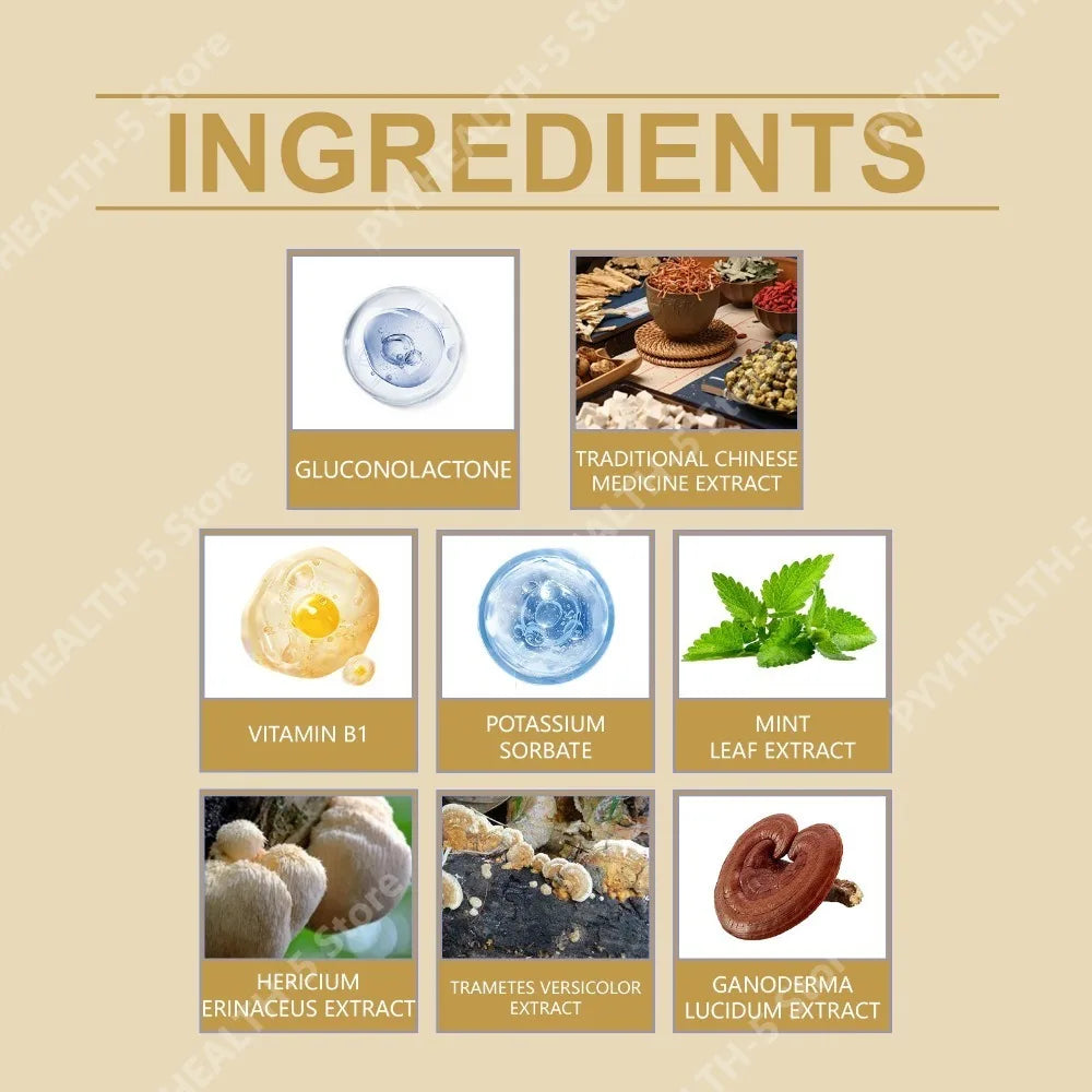 1000+mg Mushroom Liquid Drops 60ml with Lion&