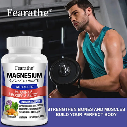 Magnesium Malate + Magnesium Glycinate Help Boost Immunity, Promote Joint and Bone Marrow Health, and Improve Sleep Quality
