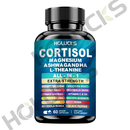 Corti-Soothe Supplement - Improve Sleep Quality, Promote Cortisol Balance, Support Adrenal Health, &amp; Relieve Fatigue -120 Pills