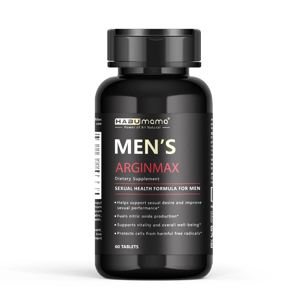 L-Arginine Male Enhancing Supplement for Performance, Endurance and Muscle, Strength and Endurance, Non-GMO, 60 Tablets