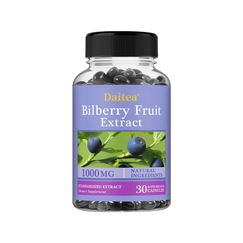 Bilberry Extract-Eye Health Supplement,Supports Vision,Brightens Eyes,Nourishes Eyes,Enhances Vision Health Dietary Supplement
