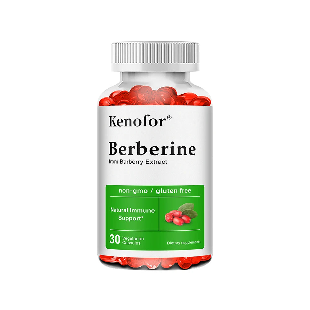 Premium Berberine Supplement Capsules - Supports Immune System Healthy Food Antioxidant,NON-GMO