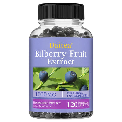 Bilberry Extract-Eye Health Supplement,Supports Vision,Brightens Eyes,Nourishes Eyes,Enhances Vision Health Dietary Supplement