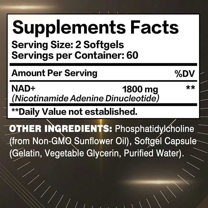 Liposomal NAD Supplement - Support Cellular Health, Stamina &amp; Healthy Aging