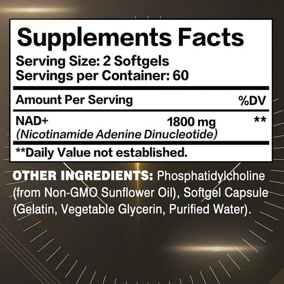 Liposomal NAD Supplement - Support Cellular Health, Stamina &amp; Healthy Aging