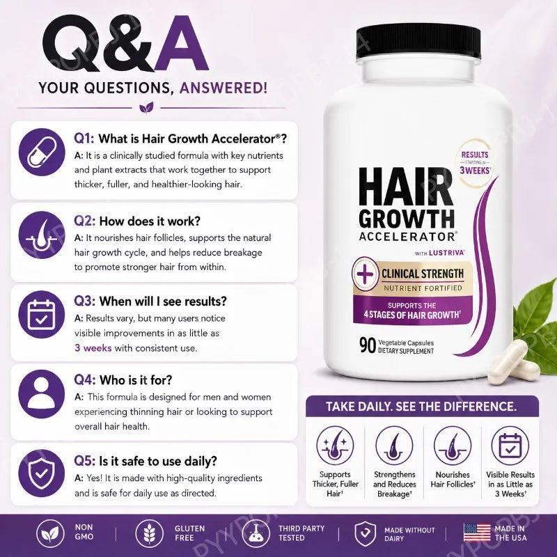 Hair Wellness Multivitamin – with Biotin, Collagen &amp; Botanicals – Supports Healthy Hair – 90 Vegetable Capsules