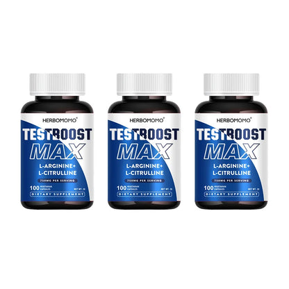 100 Capsules L-Arginine &amp; L-Citrulline Male Enhancing Supplement for Reproductive Health Natural Energizer Supporting Energy And