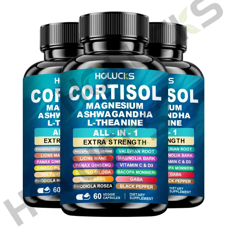 Corti-Soothe Supplement - Improve Sleep Quality, Promote Cortisol Balance, Support Adrenal Health, &amp; Relieve Fatigue -120 Pills