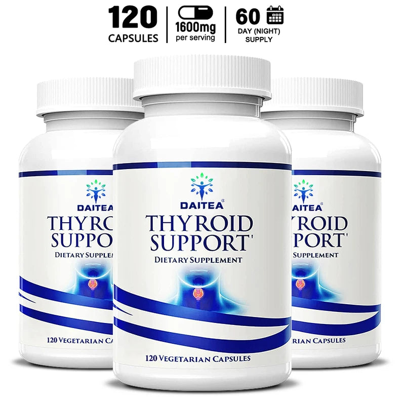 Thyroid supplement, rich in iodine, vitamin B12, zinc, selenium, promotes thyroid health and relieves fatigue