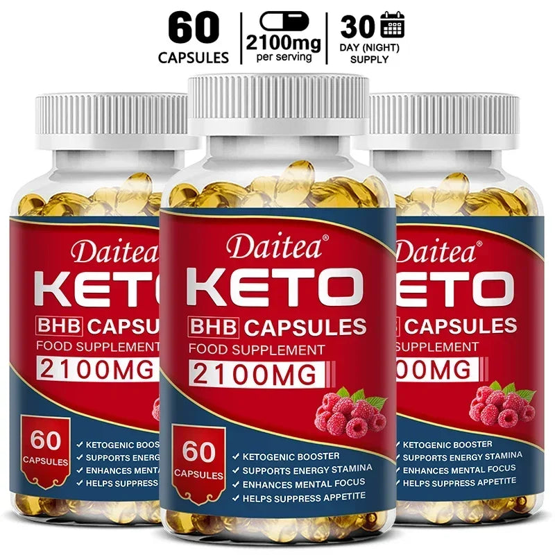 Weight Loss Capsules - 2100 mg - Ketogenic Enhancer, Weight Management, Fat Metabolis