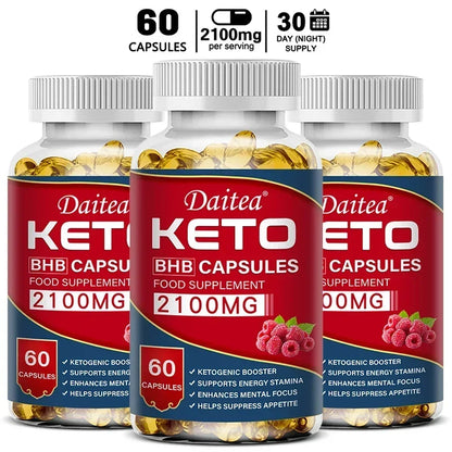Weight Loss Capsules - 2100 mg - Ketogenic Enhancer, Weight Management, Fat Metabolis