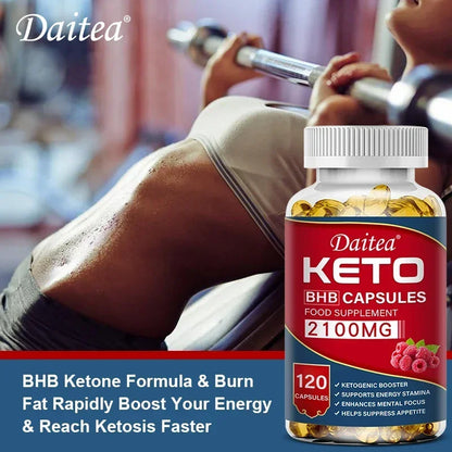 Weight Loss Capsules - 2100 mg - Ketogenic Enhancer, Weight Management, Fat Metabolis
