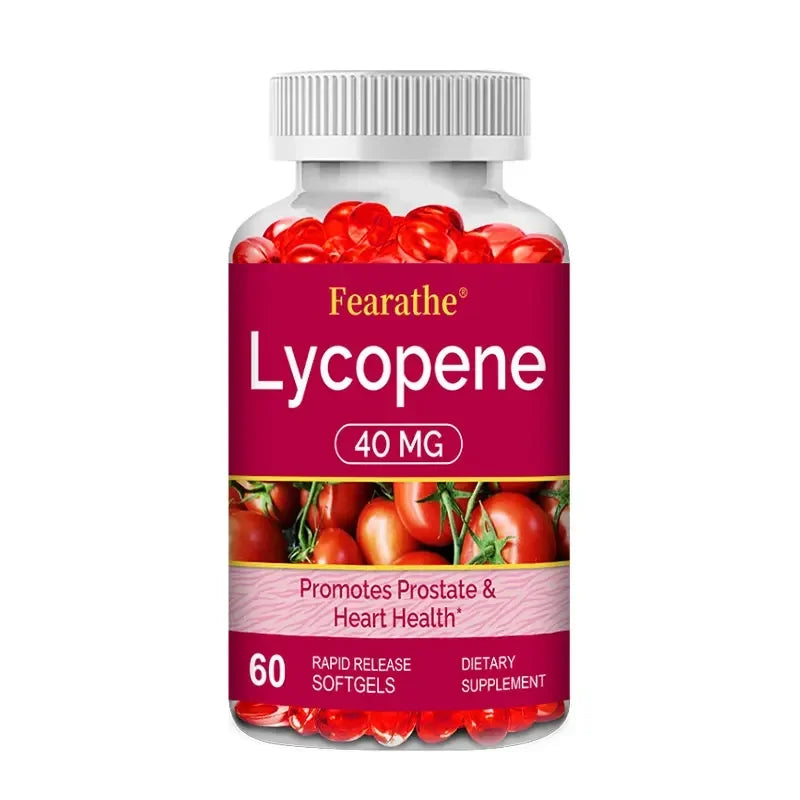 Premium Lycopene 40mg, Dietary Supplement for Prostate, Antioxidant, Heart, Skin &amp; Immune Health, Non-GMO, 30/60/120 Softgels