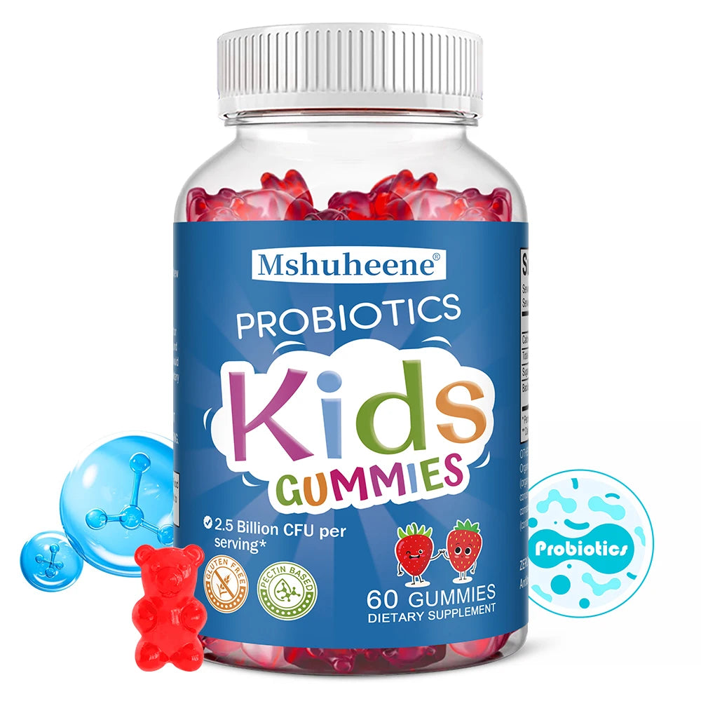 Probiotic Gummies for Adults &amp; Children 2.5 Billion CFU, Berry Antioxidants &amp; Vitamins, Digestive Balance Gut &amp; Immune Support