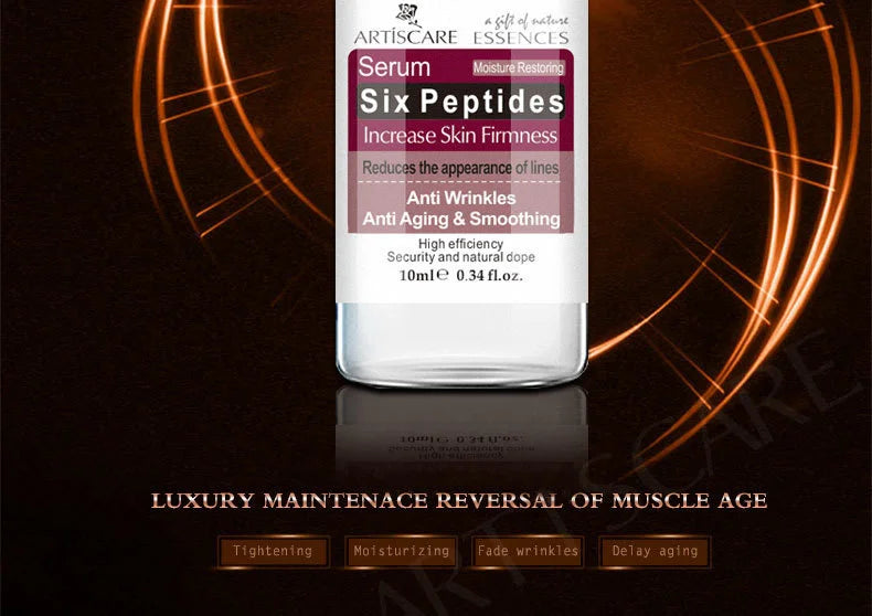 ARTISCARE Six Peptides Face Serum 3pcs/Lot Moisturizing Facial Lifting Skin Care Essence